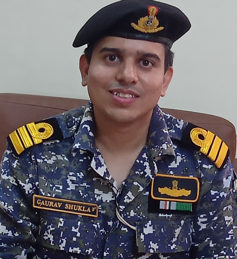 Cdr. Gaurav Shukla, Commanding Officer, 3 UP Naval Unit NCC, Lucknow, Indian Navy